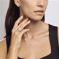 Collana Mabina Donna COOL OR Rétro? in Argento Acquamarina sintetica 553644 - 553644